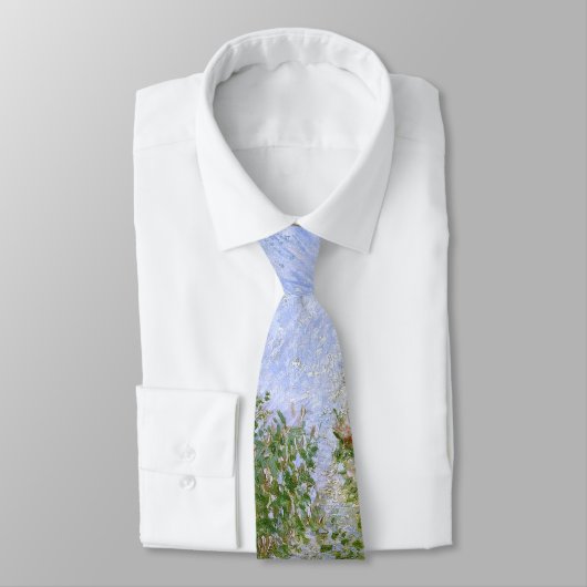 Tuin in Montmartre met Lovers, Vincent van Gogh Stropdas (Gebonden)