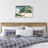 Tuin in Nassau (Bahama's) Canvas Afdruk (Insitu (Slaapkamer))