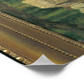 Tuin in Ringsted met een oude buikbedekking Poster (Hoek)