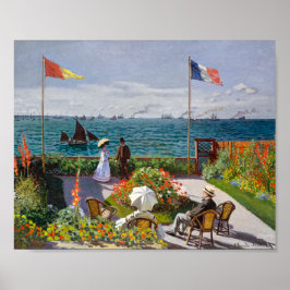 Tuin in Sainte-Adresse | Claude Monet | Poster
