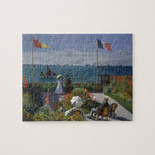Tuin in Sainte-Adresse door Claude Monet Legpuzzel