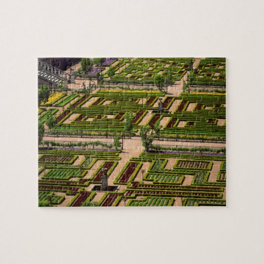 Tuin in Villandry Chateau, Indre-et-Loire, 2 Legpuzzel (Horizontaal)