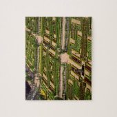 Tuin in Villandry Chateau, Indre-et-Loire, 2 Legpuzzel (Verticaal)