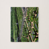 tuin in Villandry Chateau, Indre-et-Loire; Legpuzzel (Verticaal)