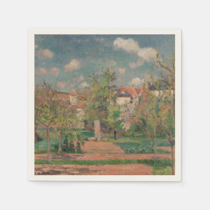 Tuin in vol zonlicht, Camille PIssarro, 1876 Servet