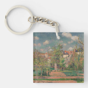 Tuin in vol zonlicht, Camille PIssarro, 1876 Sleutelhanger