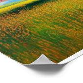 Tuin in voorjaar Poster (Hoek)