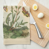 Tuin insecten, vlinders, rupsen uit het verleden theedoek (Quarter Fold)