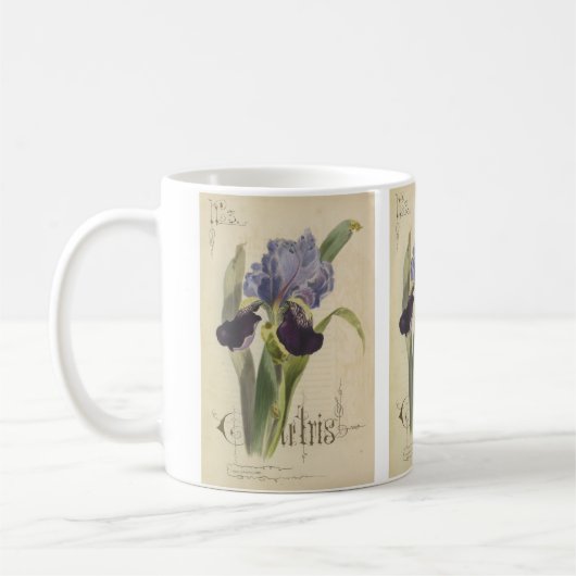 Tuin Iris door Paul Jerrard Koffiemok (Links)