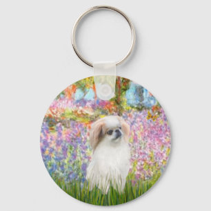 Tuin - Japanse Chin (L2) Sleutelhanger