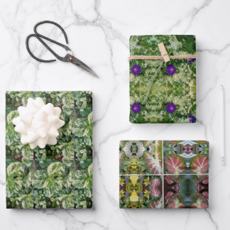 Tuin Kaleidoscoop Lente Ontwerp Inpakpapier Vel