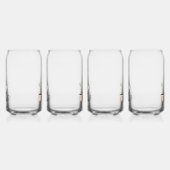 Tuin Kat met Plantenliefde Blikvorm Glas (Links)
