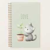 Tuin Kat met Plantenliefde Planner (Voorkant)