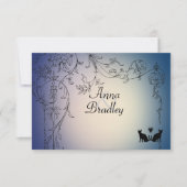 Tuin Katten RSVP met enveloppen (Voorkant)