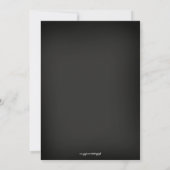 Tuin Key Zilver Schoolbord Housewarming Uitnodigin Kaart (Achterkant)