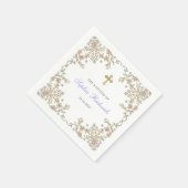  tuin | Kleurrijke elegante doop Servet (Hoek)