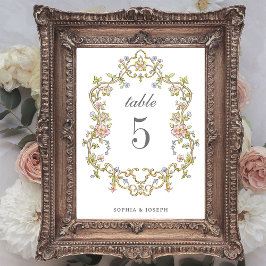  tuin | Kleurrijke Luxe bruiloft Kaart