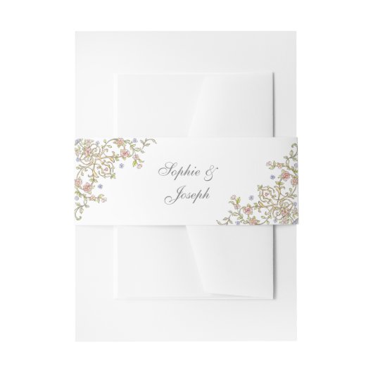  tuin | Kleurrijke Luxe bruiloft Uitnodigingen Wikkel (Voorkant Voorbeeld)