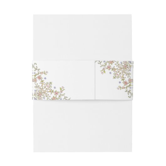  tuin | Kleurrijke Luxe bruiloft Uitnodigingen Wikkel (Achterkant Voorbeeld)