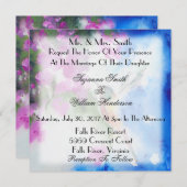 Tuin kolibrie Elegante bruiloft uitnodigingen (Voorkant / Achterkant)