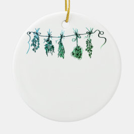 Tuin Kruiden botanische boho Keramisch Ornament