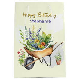 Tuin kruiwagen Gefeliciteerd Verjaardag Persoonlij Medium Cadeauzakje