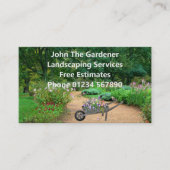 Tuin Landscaping Visitekaartje (Voorkant)