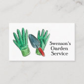 Tuin Lawn Care Maaihandschoenen Trowel Visitekaartje (Voorkant)