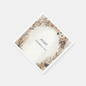 Tuin Lente Hout Boho Landelijke Bruidsdouche Servet (Hoek)