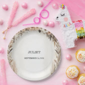 Tuin Lente Hout Boho Rustiek Vrijgezellenfeest Papieren Bordje (Feest)