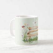 Tuin Lieveheersbeestje Libel Muis Bank Koffiemok (Voorkant links)