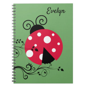 Tuin Lieveheersbeestje Spiraal Notebook Notitieboek