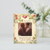  TUIN LIJST GEPERSONALISEERD LOVE QUOTE BRIEFKAART (Staand voorkant)