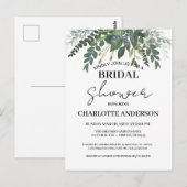 Tuin Loof Natuur Groen Blauw Bruiloft Briefkaart (Voorkant / Achterkant)