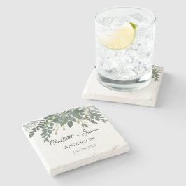 Tuin Loof Natuur Groene Planten                 Stenen Onderzetter