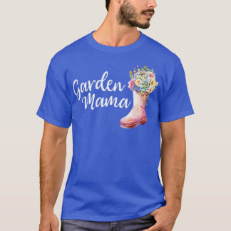 Tuin Mama Natuur Liefhebber Vrouwen Tuinieren Moed T-shirt