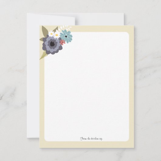  tuin Mason Jar | Recept Kaart (Achterkant)