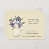  tuin Mason Jar | RSVP (Voorkant / Achterkant)