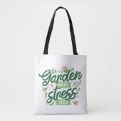 Tuin Meer Stress Minder Tote Bag (Voorkant)