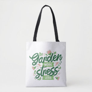 Tuin Meer Stress Minder Tote Bag