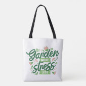 Tuin Meer Stress Minder Tote Bag (Achterkant)