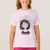 Tuin Meisje Kind T-shirt (Voorkant)