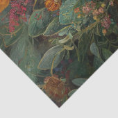 Tuin met hommels decoupage tissuepapier (Detail)