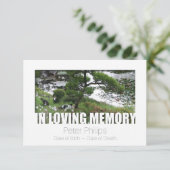 Tuin met Katten In Liefdevolle Herinnering 8 Sjabl Kaart (Staand voorkant)