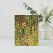 Tuin met kruisiging door Gustav Klimt Briefkaart (Staand voorkant)