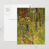 Tuin met kruisiging door Gustav Klimt Briefkaart (Voorkant / Achterkant)