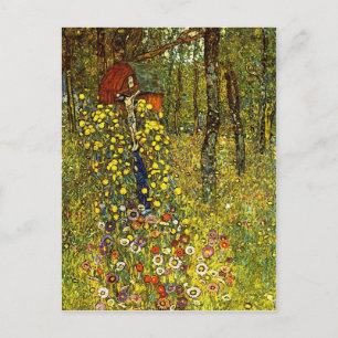 Tuin met kruisiging door Gustav Klimt Briefkaart