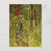 Tuin met kruisiging door Gustav Klimt Briefkaart (Voorkant)