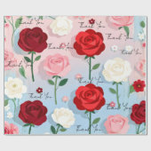 Tuin met Oude Rozen - Inpakpapier (Vlak)