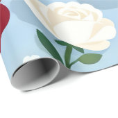 Tuin met Oude Rozen - Inpakpapier (Rol Hoek)